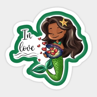 Mermaid African-american Sticker